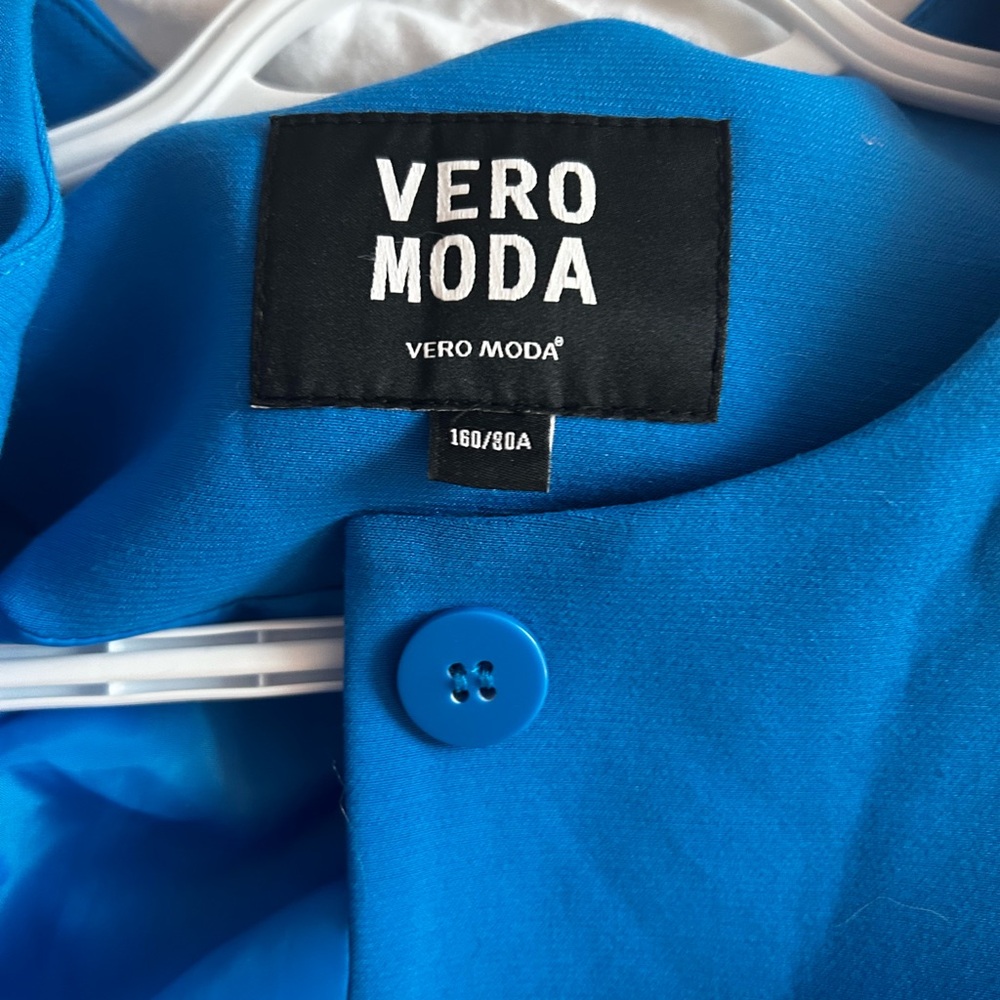 Mod Button-Up Jacket with Zebra Print - Picture 4 of 5